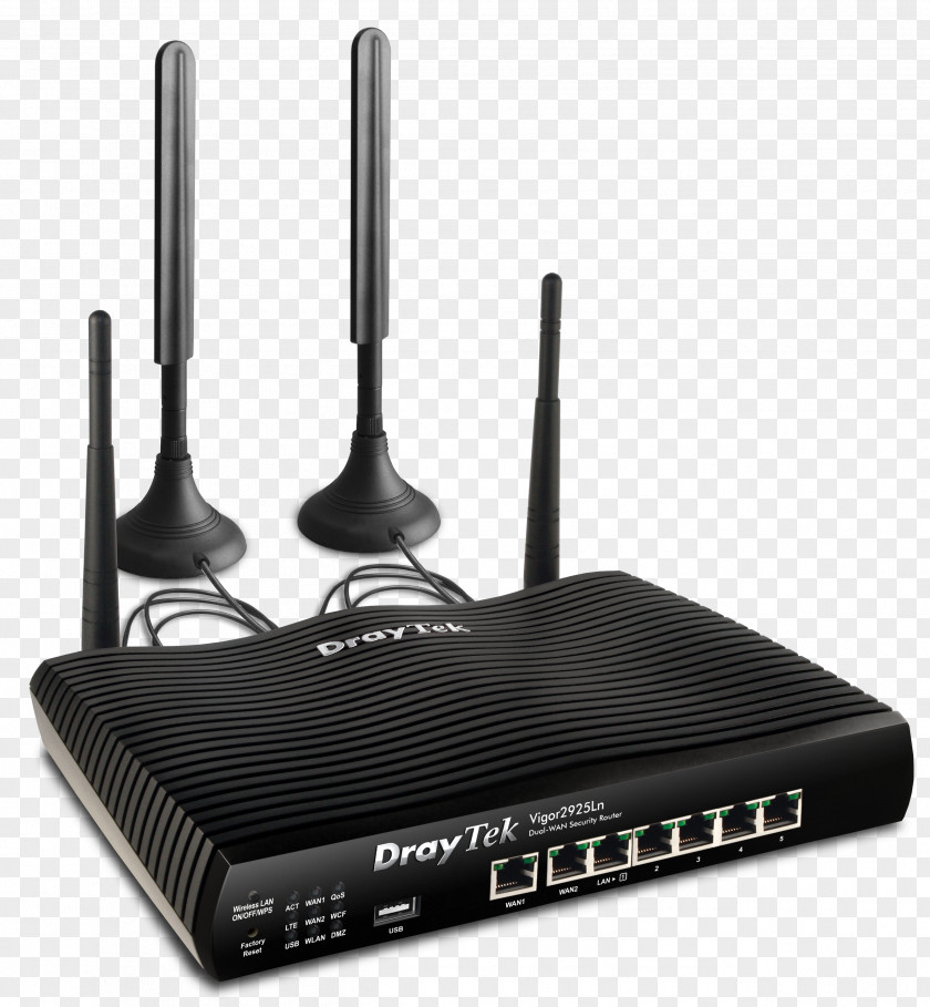 Draytek Vigor 2925 Dray Tek V2925nlte Vigor2925ln Lte Combo Wan Vpn Router 4716779079524 PNG