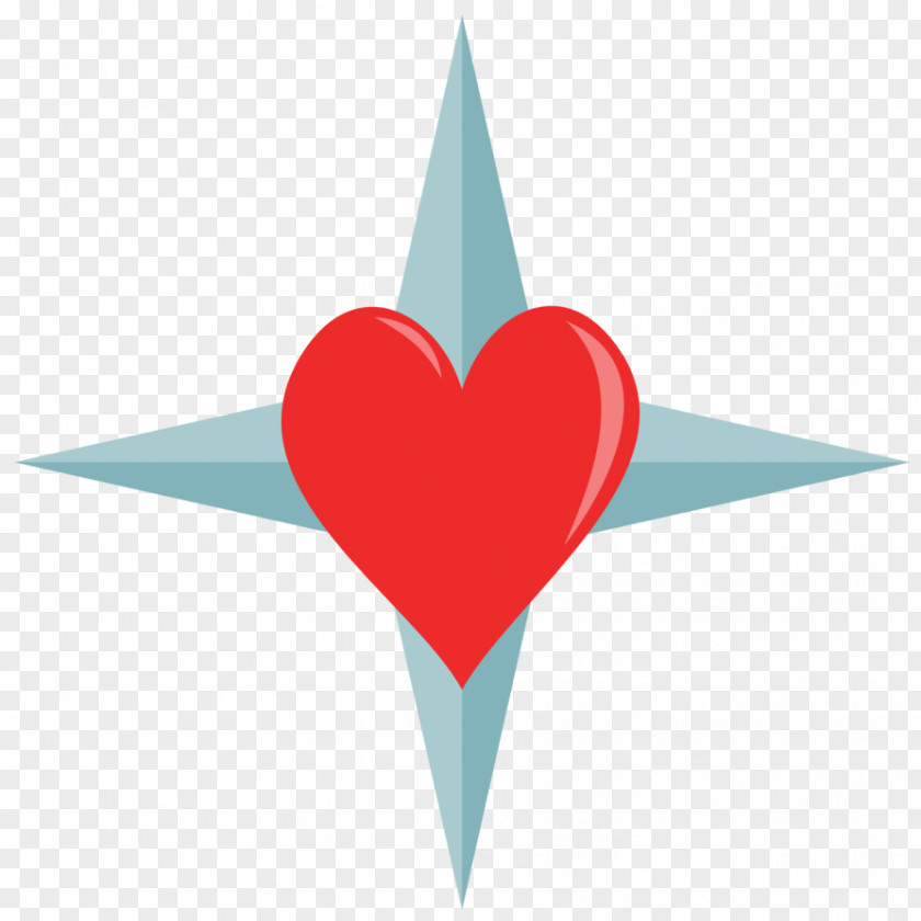 Heart Cutie Mark Crusaders Compass Rose Rarity PNG
