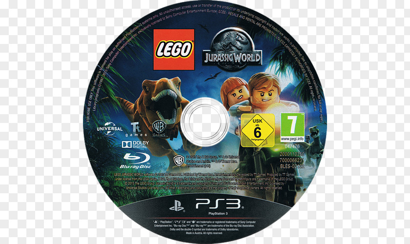 Playstation Lego Jurassic World Compact Disc PlayStation 4 Game PNG