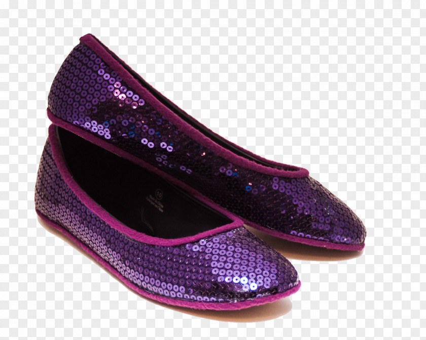 Purple Boots Ballet Flat Slip-on Shoe PNG