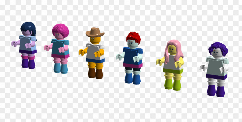 Romantic Purple Lego Minifigure Pinkie Pie My Little Pony Toy PNG