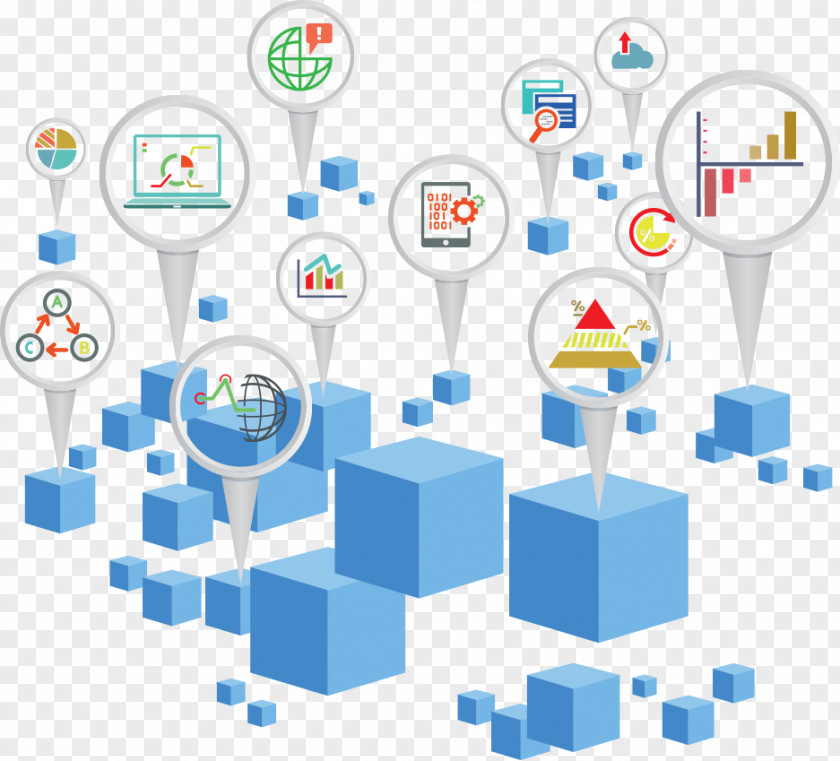 Digital Big Data Visualization Business Internet Of Things PNG