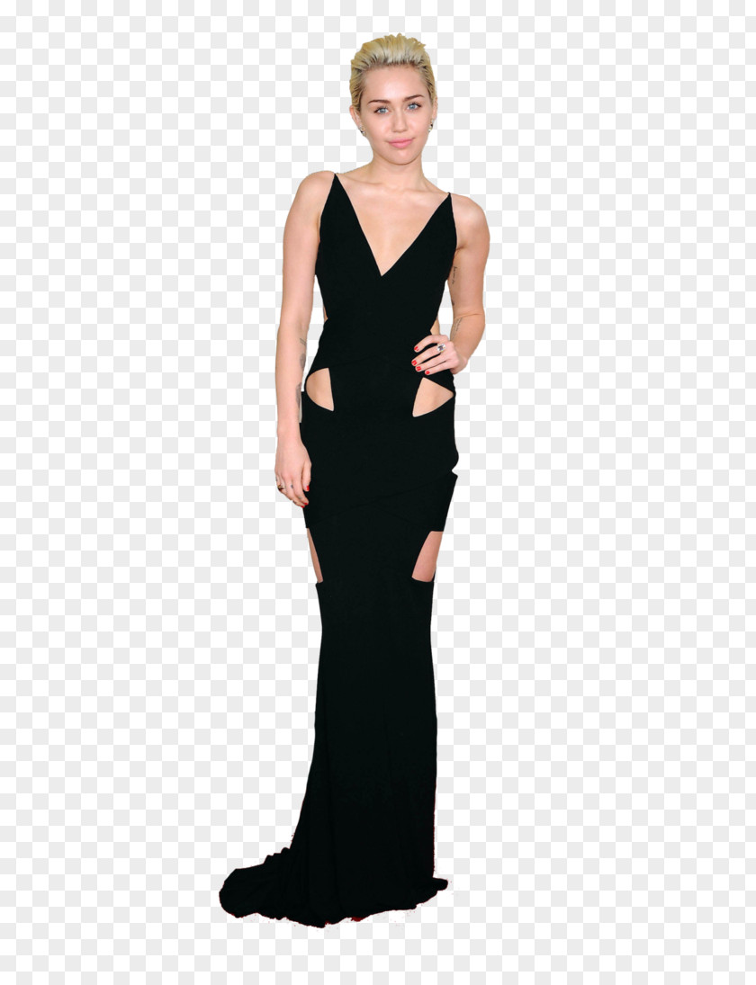 Dress Little Black Fashion Gown Formal Wear PNG
