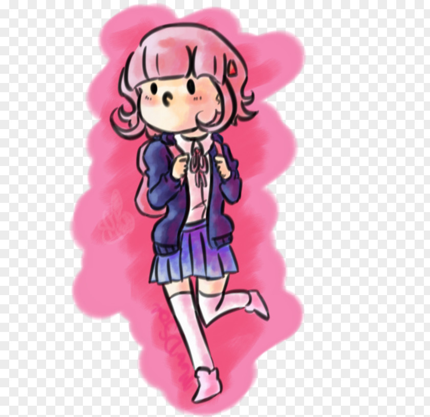 Nanami Cartoon Figurine Pink M Character PNG