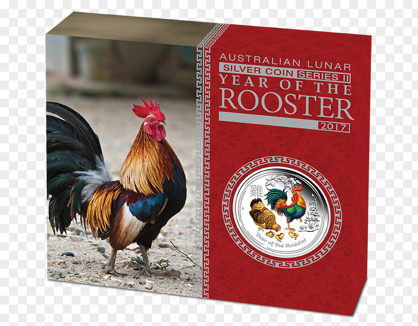 Year Of The Rooster Perth Mint Proof Coinage Silver Coin PNG