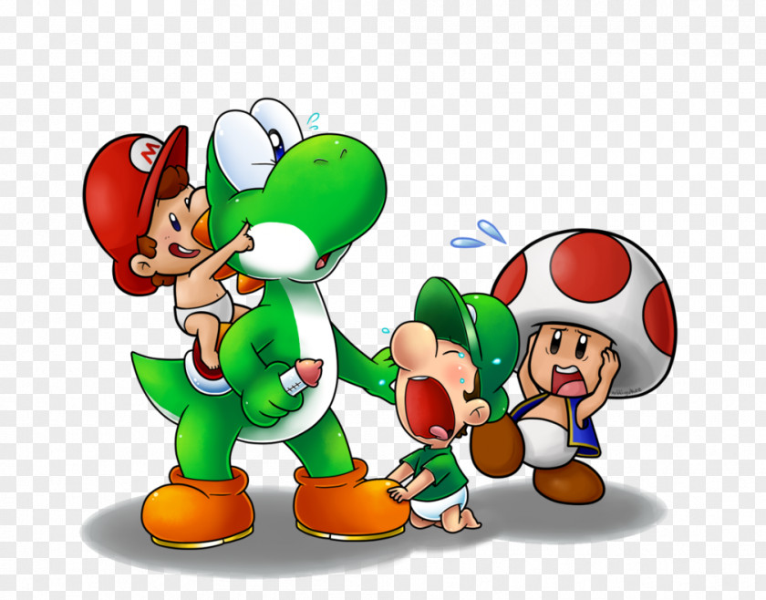 Yoshi Super Mario Bros. & Luigi PNG