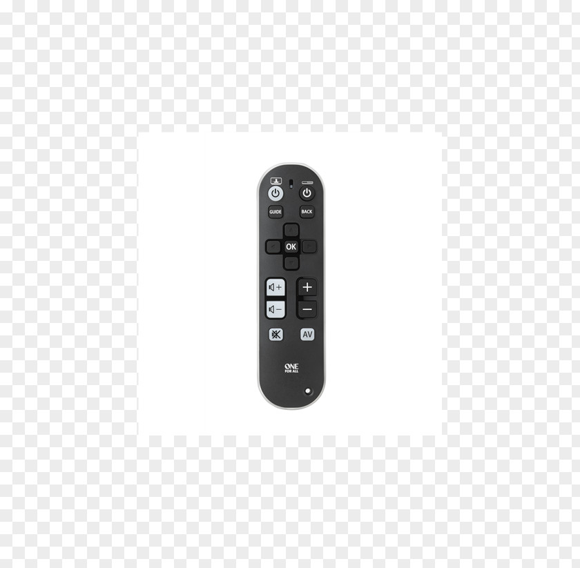 One For All Easy & Robust 1 Remote Control URC Controls Evolve Television Electronics PNG