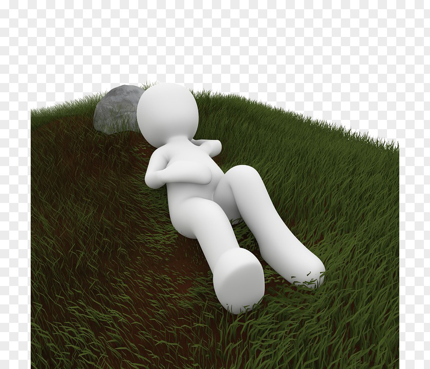 People Lying On The Grass Dream Photography Illustration PNG