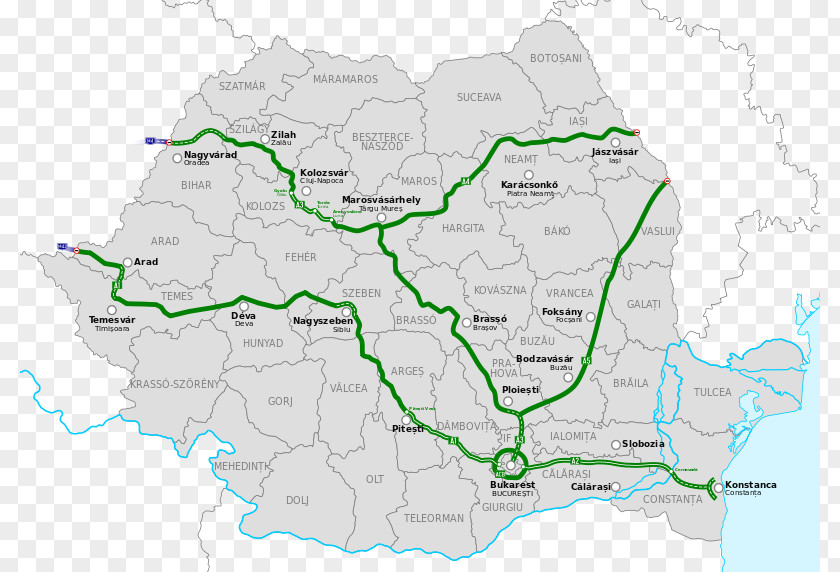 Road Pitești Rețeaua Rutieră Din România Controlled-access Highway Map PNG