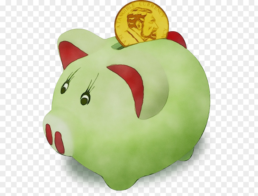 Saving Money Handling Piggy Bank PNG