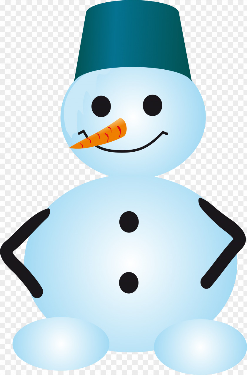 White Snowman Christmas Symbol Clip Art PNG
