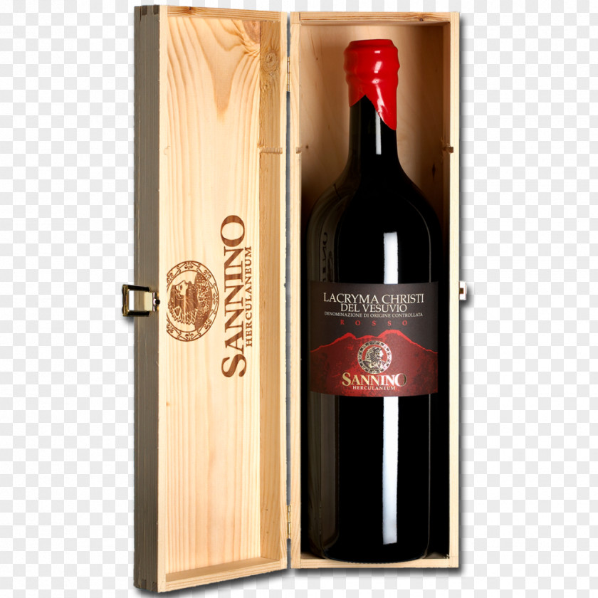 Wine Lacryma Christi Mount Vesuvius Bottle Denominazione Di Origine Controllata PNG