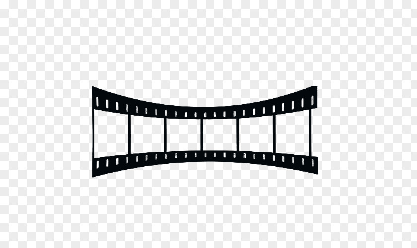 Blackandwhite Rectangle Photographic Film Drawing Clapperboard Cinema PNG