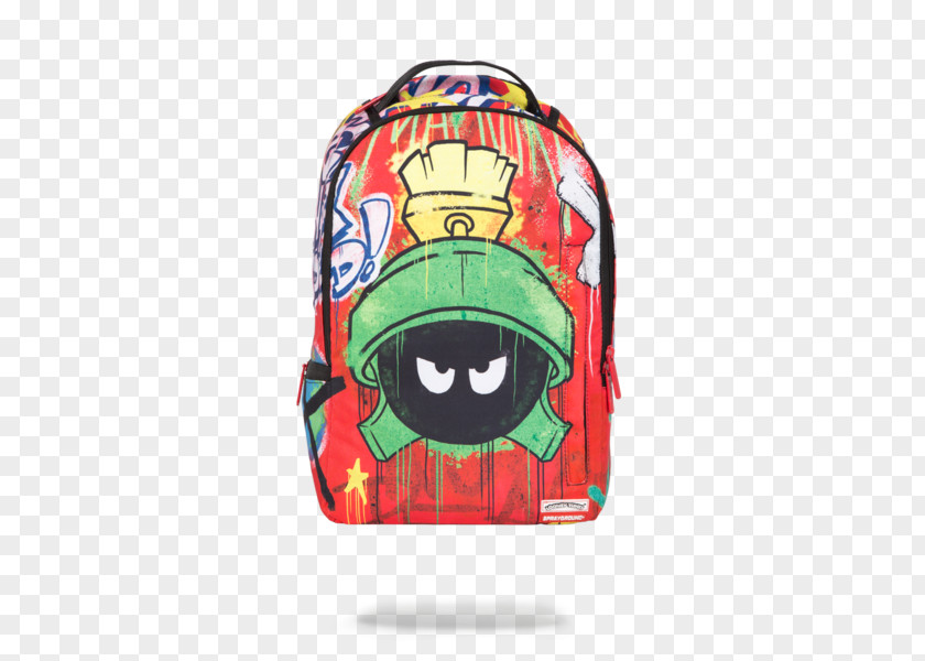 Boyz N Hood Marvin The Martian Tasmanian Devil Looney Tunes Sprayground Backpack Marvel Civil War PNG