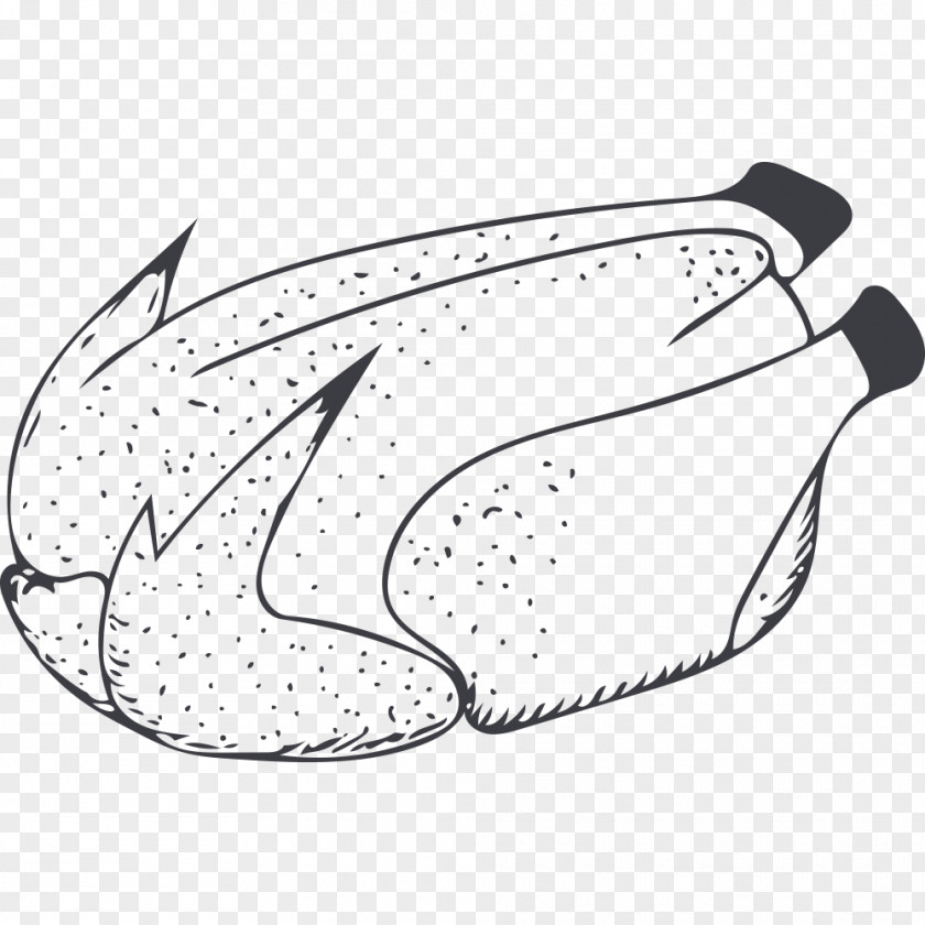 Hand-painted Chicken Meat PNG