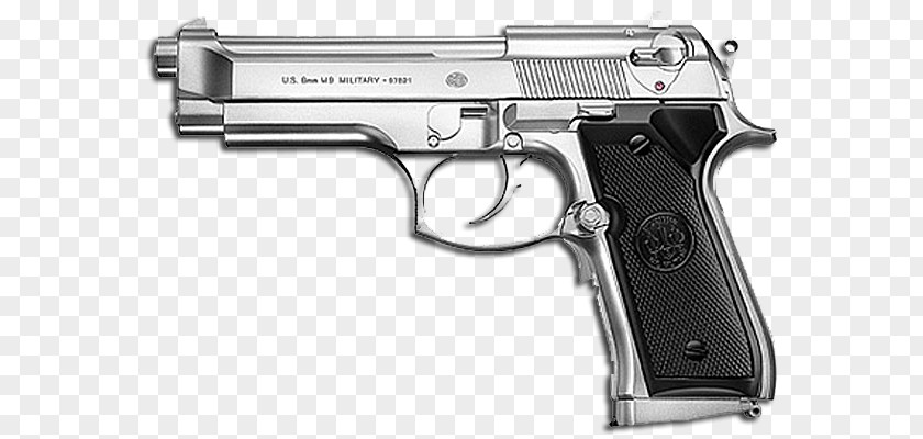 Handgun Beretta M9 Pistol 92 Firearm Air Gun PNG