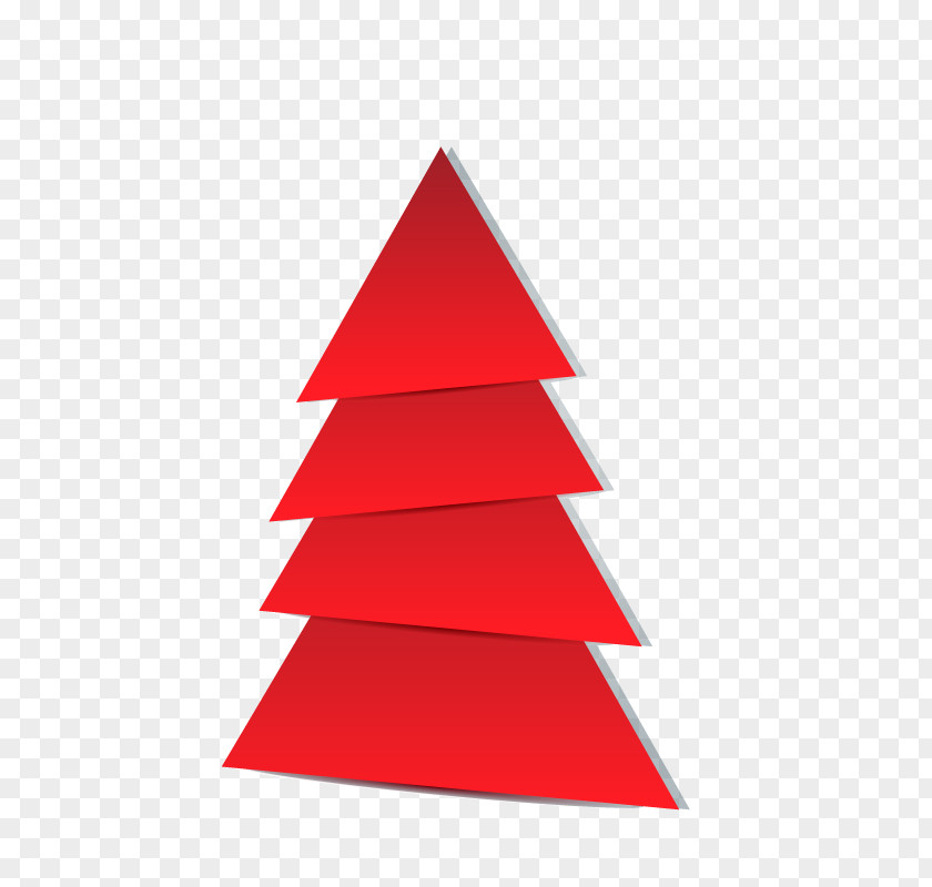 Origami Christmas Tree Ornament Decoration PNG