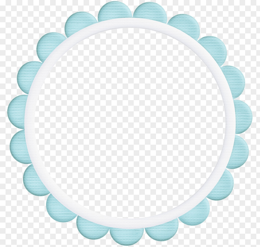 Oval Cloud Party Background Frame PNG