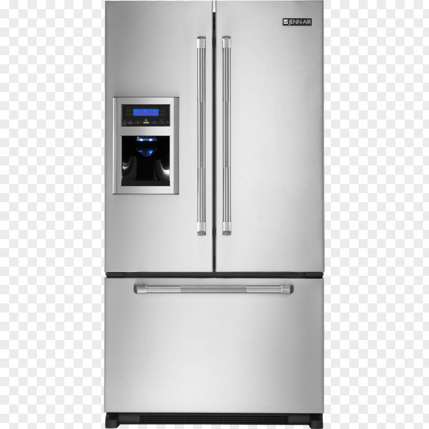 Refrigerator Jenn-Air Home Appliance Kitchen Freezers PNG