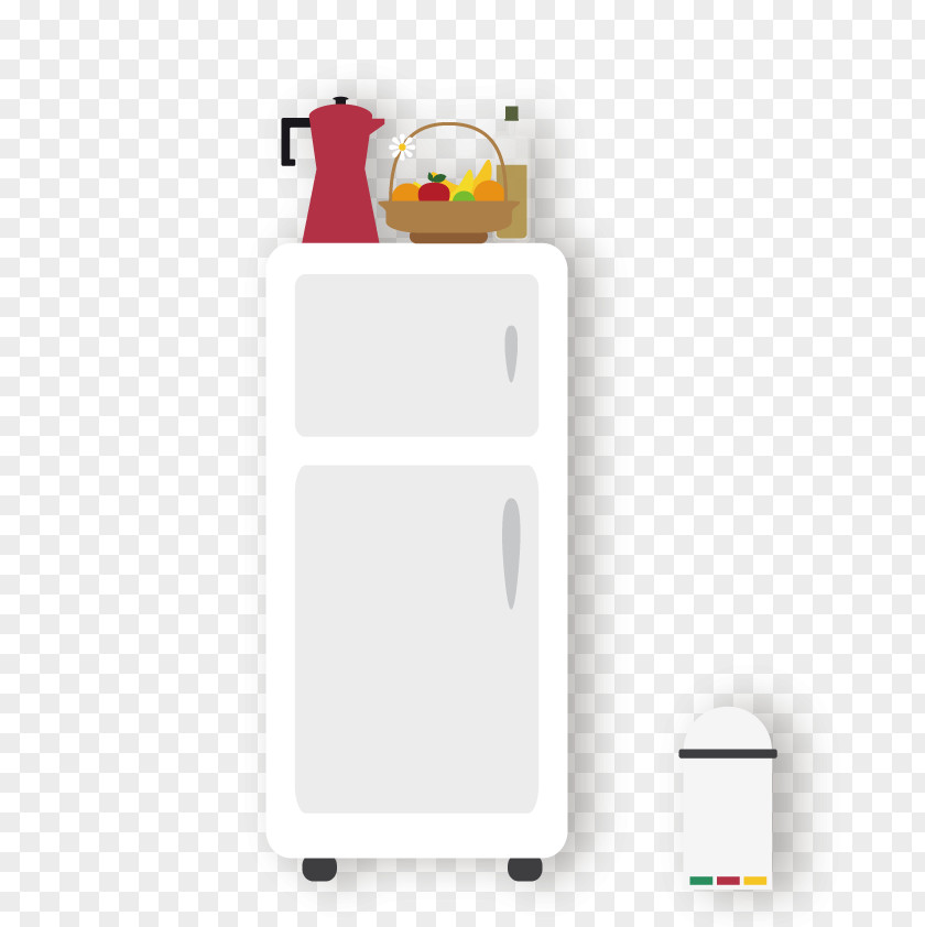 Vector White Refrigerator Cooking In The Kitchen Euclidean PNG