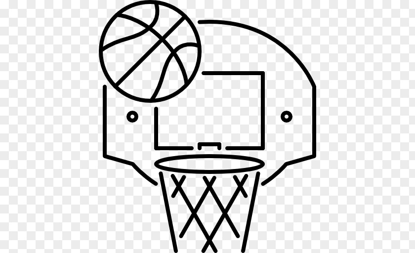 Basketball Outline Of Free Throw Sport Clip Art PNG