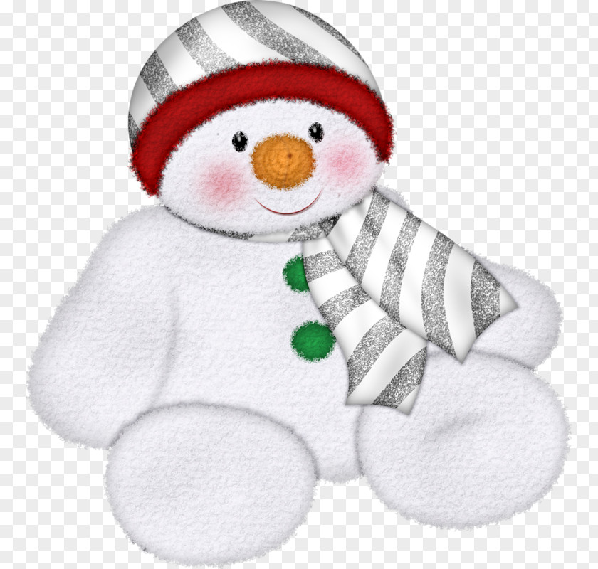 Cute Snowman Christmas Clip Art PNG