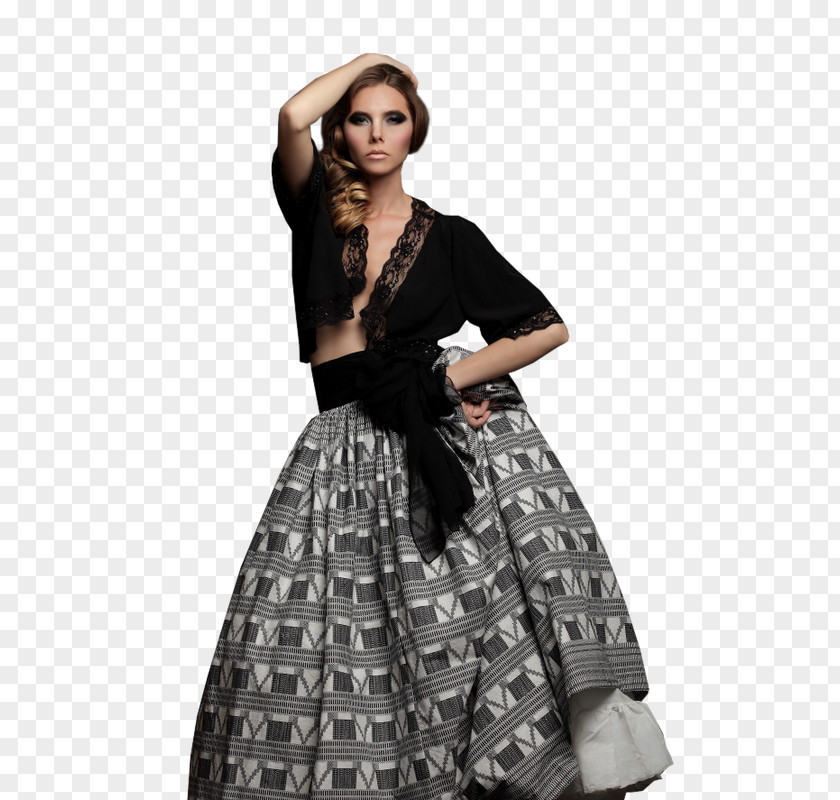 Dress Little Black Fashion Skirt Sleeve PNG