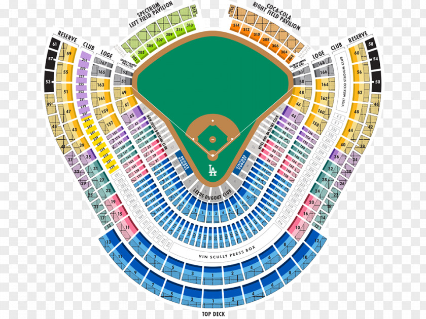 Map Dodger Stadium Los Angeles Dodgers NYSEG MLB PNG