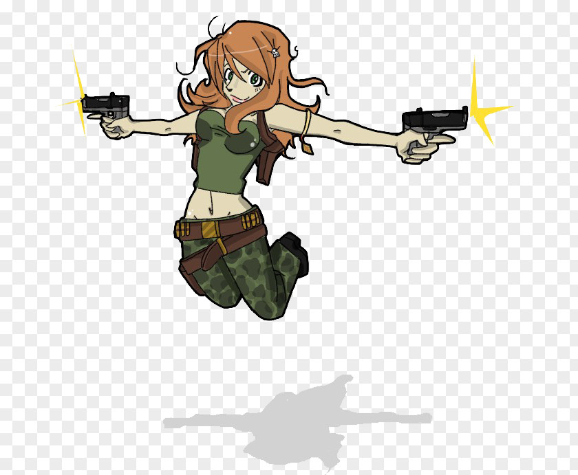 Rambo Cartoon Weapon PNG