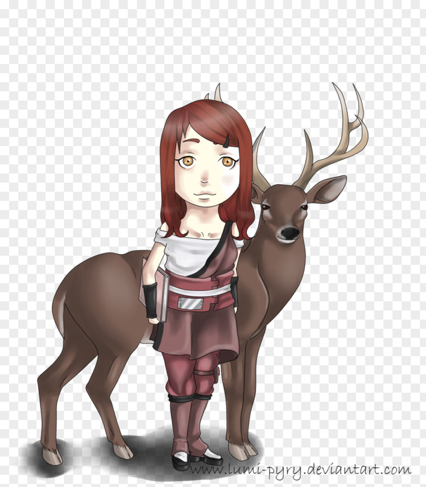 Reindeer Animated Cartoon Illustration Character PNG