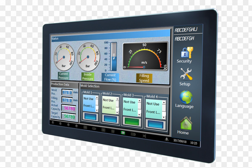 Computer Monitors Panel PC Software Touchscreen Industrial PNG