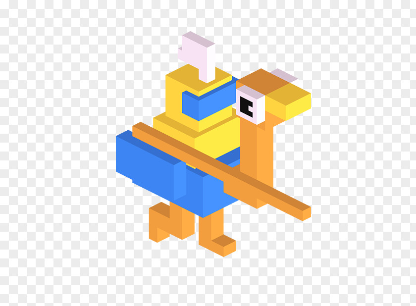 Crossy Road Yellow Toy PNG