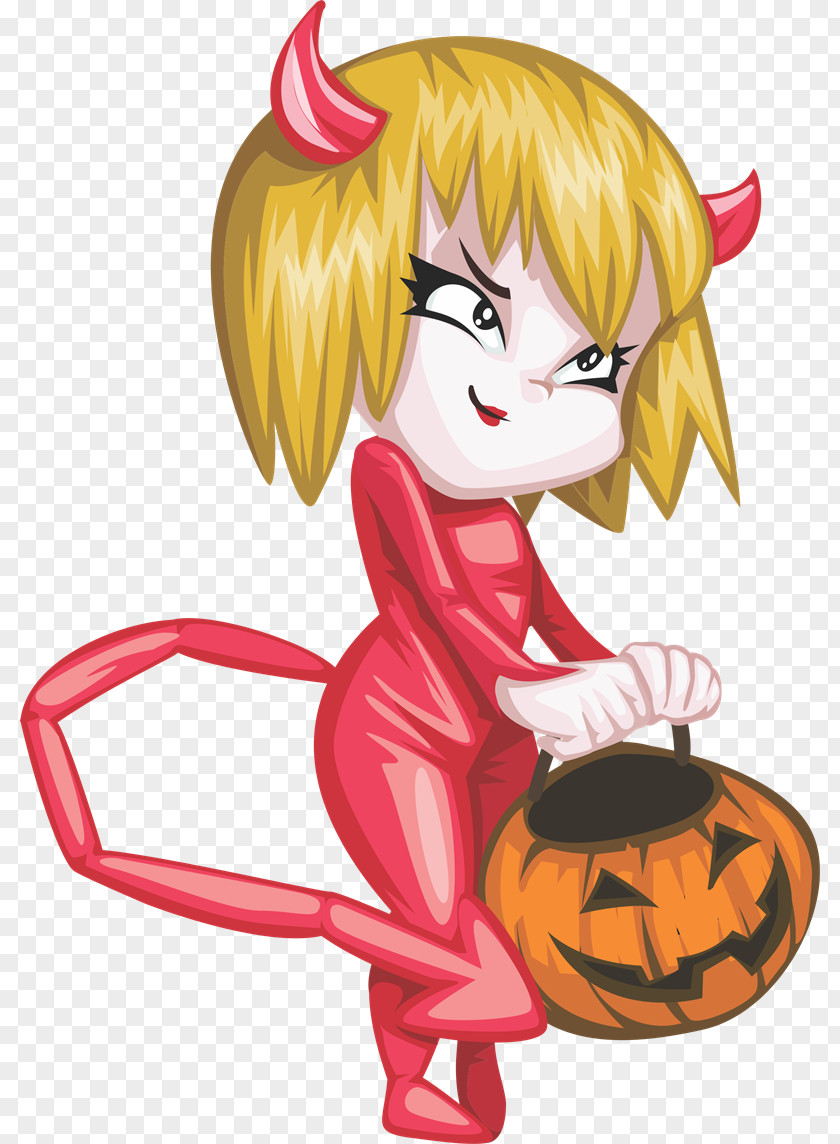Devil Halloween Candy Pumpkin Clip Art PNG