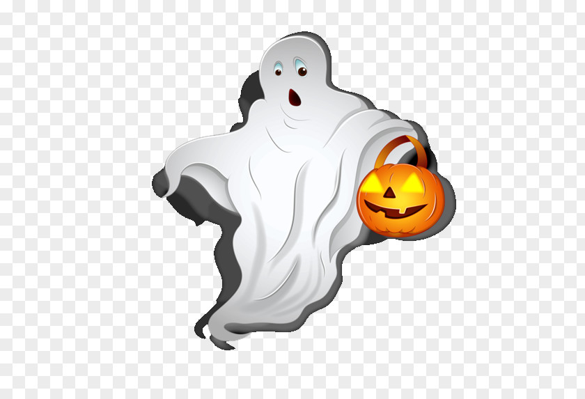 Halloween Ghost Pumpkin PNG