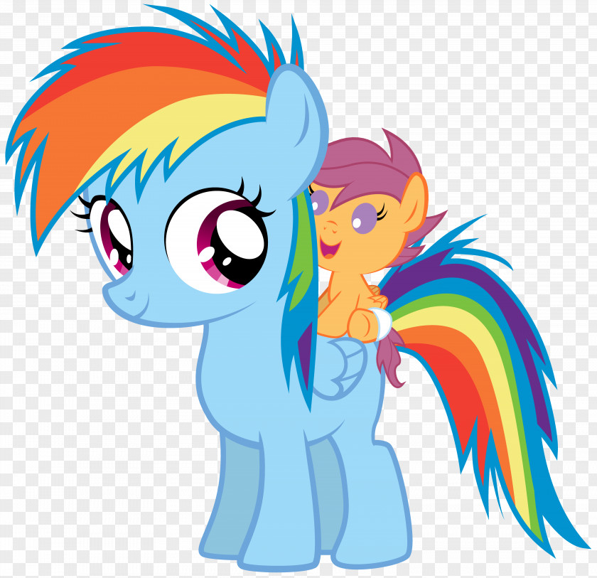 My Little Pony Rainbow Dash Scootaloo Applejack PNG