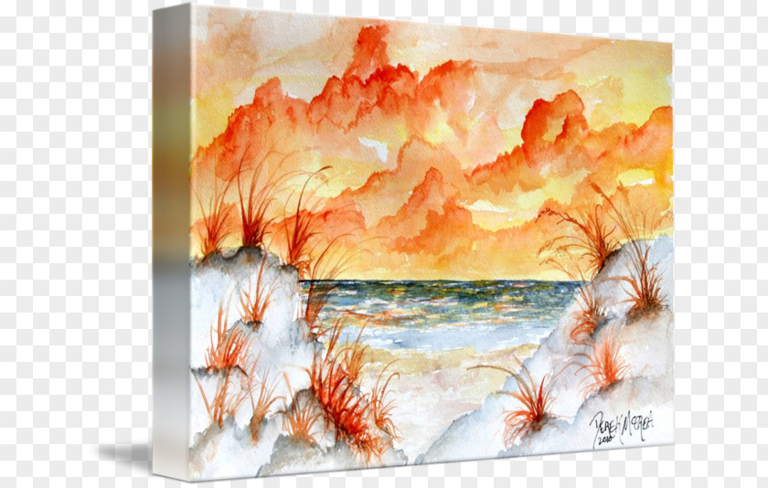 Painting Watercolor Clearwater Beach Drawing PNG