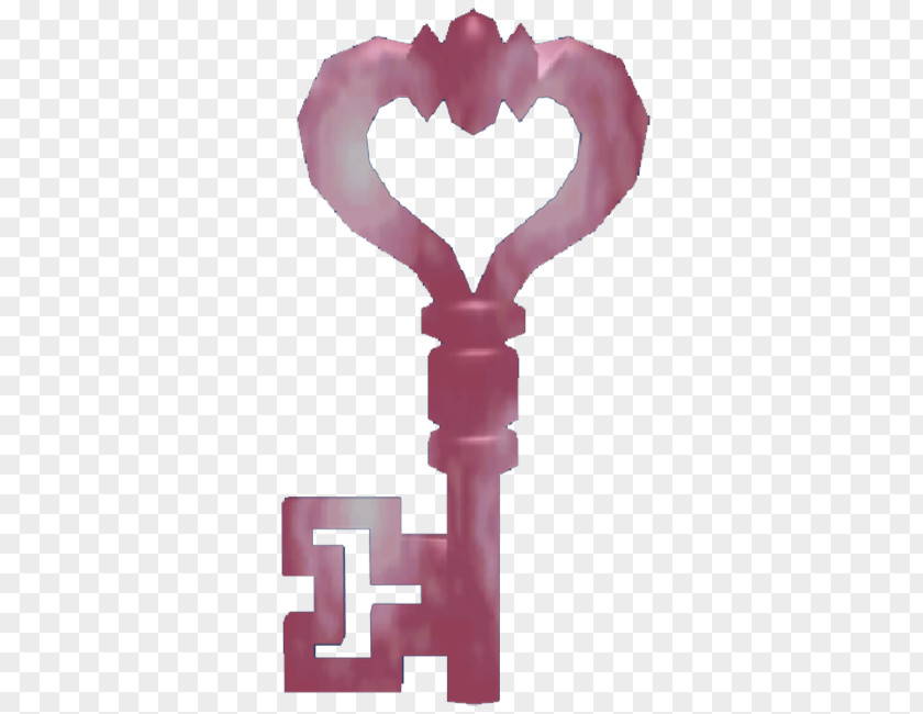 Pink M Heart Font PNG