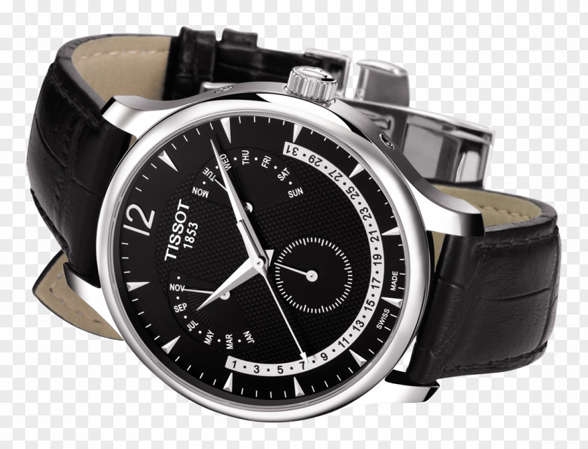 Watches Tissot Watch Sapphire Quartz Clock Perpetual Calendar PNG