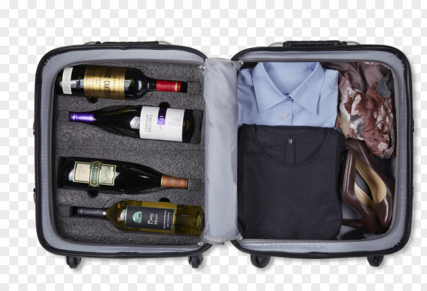 Wine Accessory Bottle Suitcase Baggage PNG