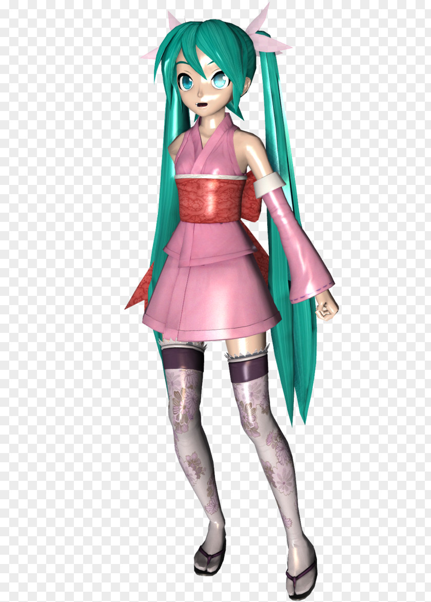 Hatsune Miku Kimono MikuMikuDance SeeU Costume PNG