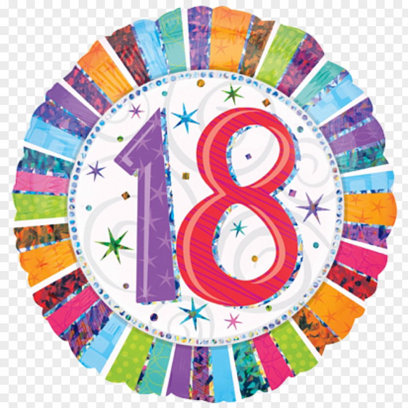 Holographic Shirt 18th Birthday Balloon Year 80 / 80th Elegant Sparkles Foil Eightieth Eighty Party Supplies PNG