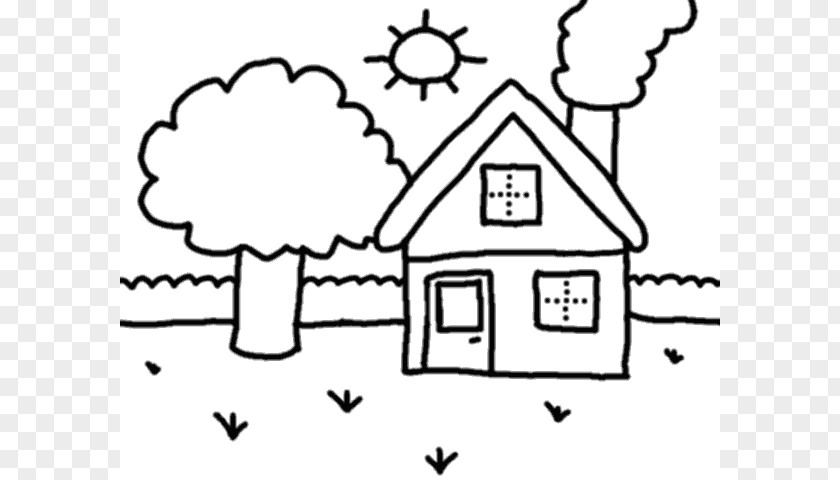 Outline Of House The Clip Art PNG