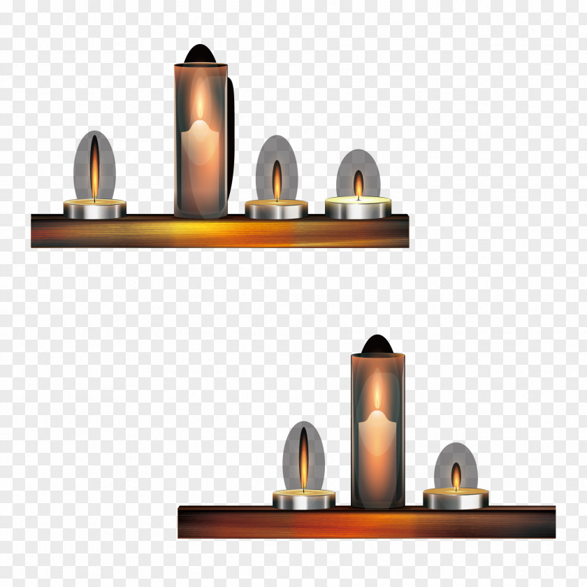 Vector Candle Decoration Euclidean PNG