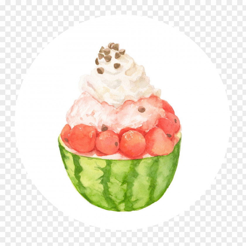Watermelon Ice Cream Fruit PNG