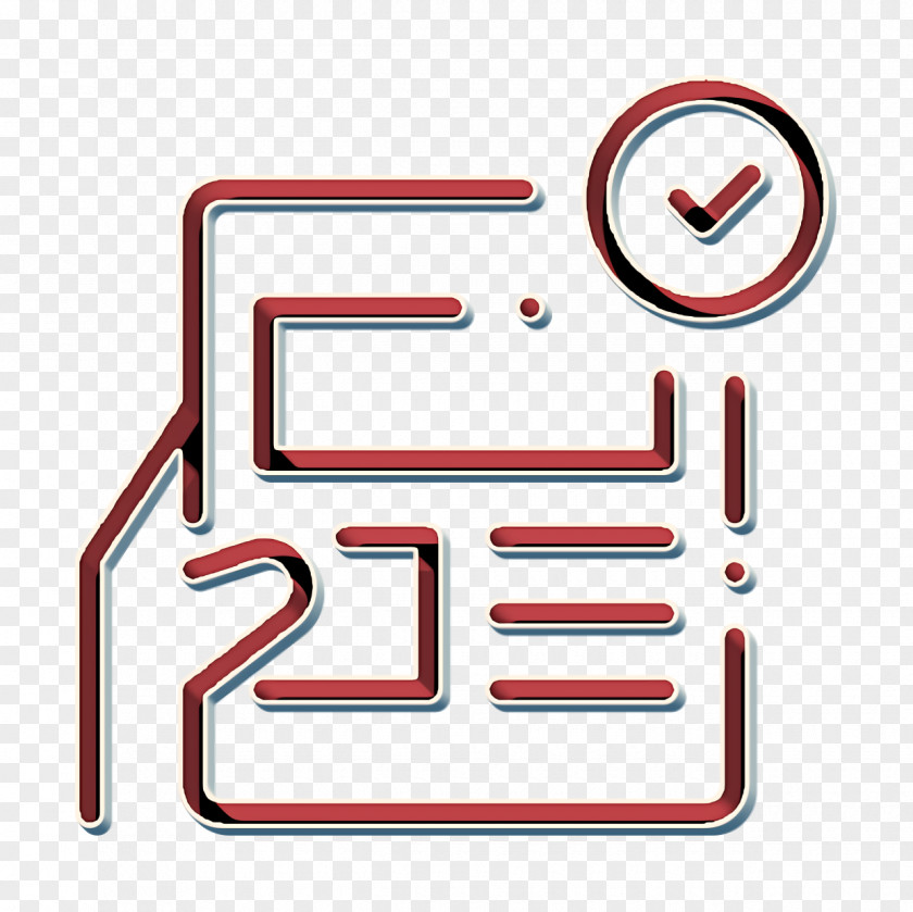 Editorial Design Icon Document Check Mark PNG