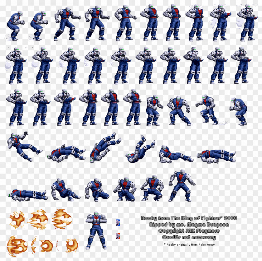 King Of Fighters 2000 Point Recreation Font PNG