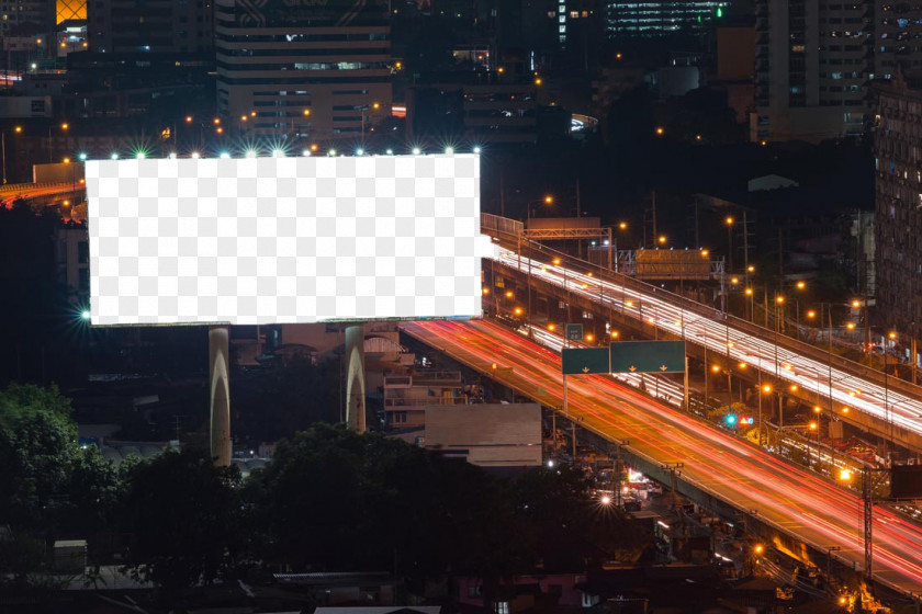 Outdoor Billboards Renderings Template Out-of-home Advertising Billboard Stock Photography PNG