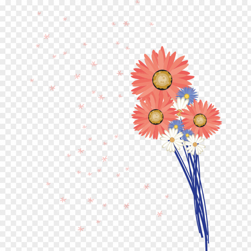 Pink Gerbera Flower PNG