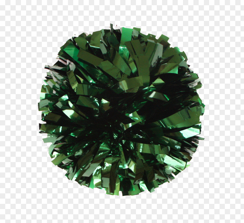 Pom Dance Metallic Color Green Cheerleading PNG