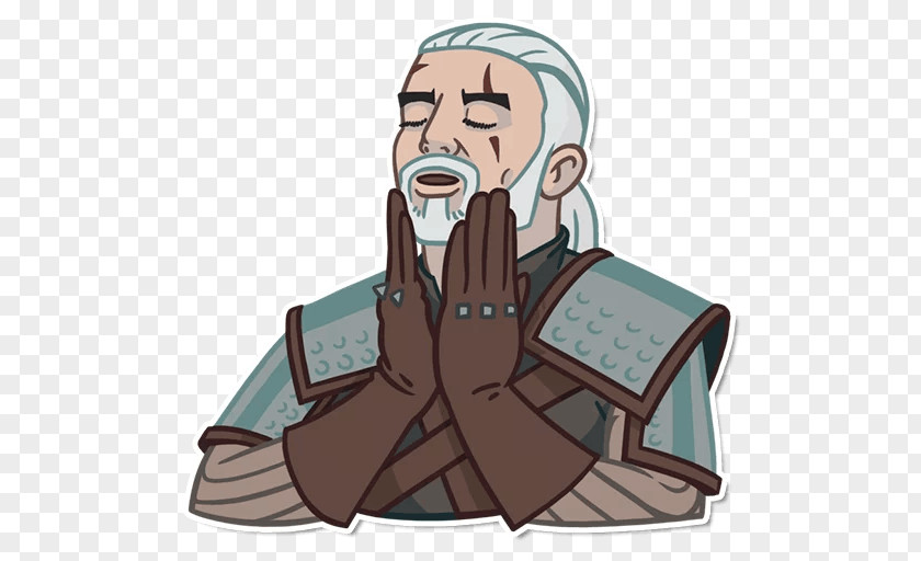 The Witcher 3: Wild Hunt Geralt Of Rivia Sticker Telegram PNG